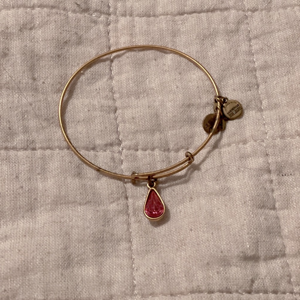 Pink Gem Alex and Ani Bracelet
